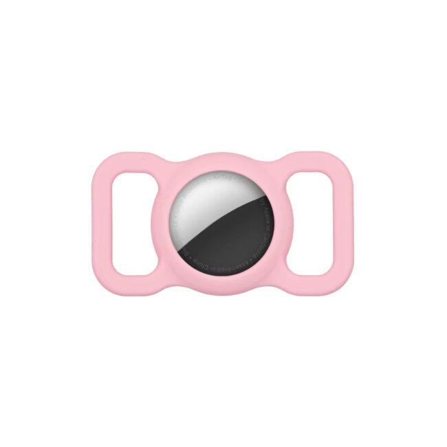 Airtag-halsbandsfäste-rosa