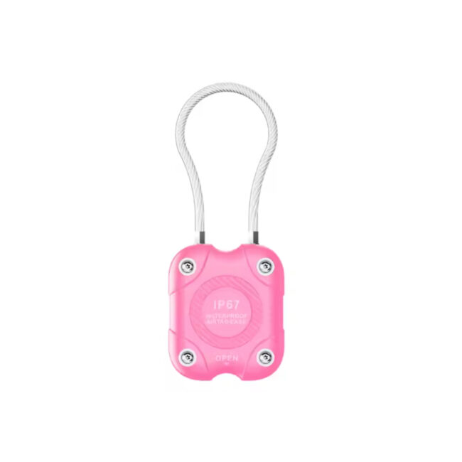 Vädertät-Airtag-hållare-rosa
